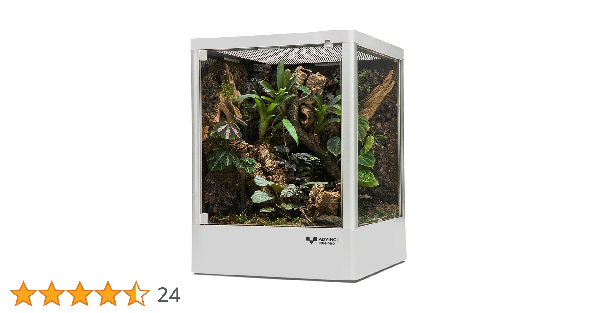 Amazon | ADVINCI 爬虫類飼育ケージ 30×30×40cm 36L 強化ガラス